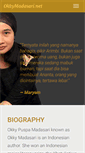 Mobile Screenshot of okkymadasari.net